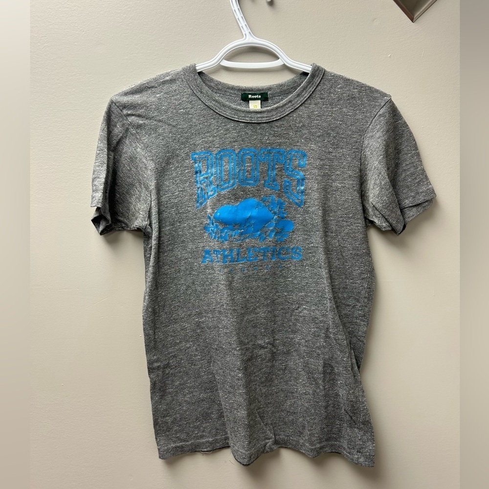 Roots Grey and Blue Women’s T Shirt